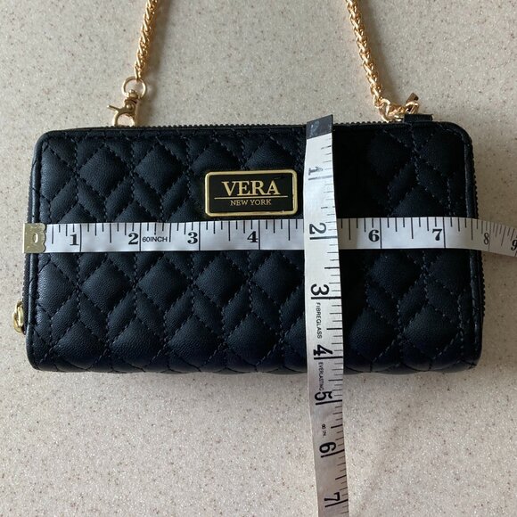 Vera New York NWOT Crossbody Clutch Wallet with Unbranded Gold Chain - Picture 16 of 16